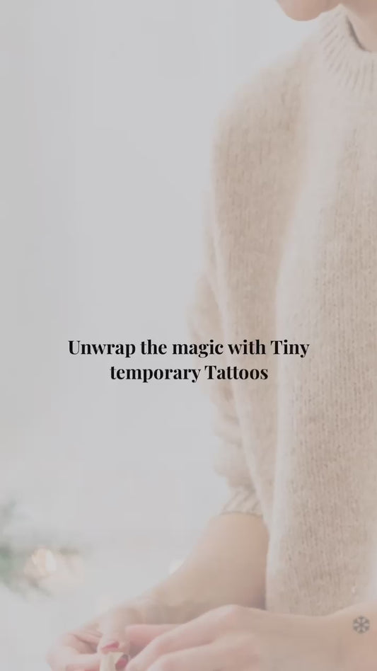 Advent Calendar -Tiny temporary Tattoos - This is the season to sparkle - Christmas countdown 2023